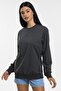 Women's Crew Neck Oversize Fit Thin Sweatshirt Spr21k30