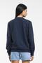 Women's Crew Neck Oversize Fit Thin Sweatshirt Spr21k30 - 6