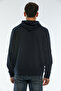 Men's Hooded Regular Fit Air Printed Thin Sweatshirt Spr22sw162 - 5