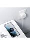 مجموعة شاحن حائط بمنفذ USB-C بقوة 20 وات مع كابل USB-C إلى USB-C - أبيض - 4