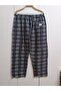 Quality Cotton Thread Woven Fleece Fabric Pajama Bottoms with Elastic Waist