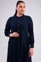 Women's Mother Large Size Hijab Tunic Buttoned Ayrobin Fabric - 3