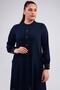 Women's Mother Large Size Hijab Tunic Buttoned Ayrobin Fabric - 8