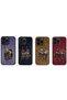 Sbprc iPhone 13 Pro Compatible Case 3D Pu Leather Inside Suede Jockey Cover - 3