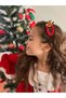 New Year Christmas Icons New Year's Deer Handmade 2-Piece Hair Accessory/Christmas Elements Snap Hair Clips - 6