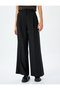 High Waist Palazzo Trousers with Pockets - 3
