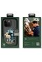 Sbprc iPhone 15 Compatible Case 3D Pu Leather Marcus Suede Cover - 5