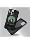 Sbprc iPhone 16 Pro Compatible Case Aubrey Magsafe Suede Inside Embroidery Pattern Cover - 3