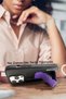Sbprc iPhone 14 Pro Compatible Case Z Stand Pu Leather Inside Suede Parker Cover - 3
