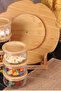 Duo - 7-Piece Rotating Tray, Bamboo Silicone Lid, Airtight Glass Breakfast Container 300 ml - 5
