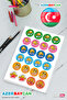 Azerbaijan Post Office Tapşırıq Etiket Mekteb Sticker 210 Pieces