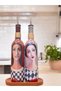 Handmade Plaid Women's 750 ml Olive Oil Liquid Oil Bottle Oil Pot Oil Container Vinegar Container Sauce Container Set of 2