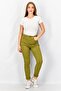 Women Skinny Fit Solid Stretchable Denim Jeans, Olive - 3