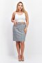 Women Plaid Mini Skirt, Multicolor - 4