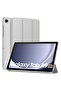 Galaxy Tab A9 8.7-Inch Compatible Case New Pu Leather Smart Stand Case with Sleep Mode X110 X115 X117 Gray