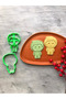 Set of 2 Boys' Dough Shapers/Cookies, Ceramic, Play Dough, Assorted Color 6X9 cm - 5