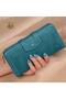 Garavani Genuine Leather Italian Made Zippered Long Women's Wallet - Women's Card Holder - 2