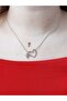Heart V Letter Steel Necklace - 3