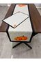 Orange Pumpkin Patterned Runner and American Placemat 40 X 140