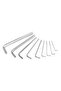 Wp 222004   9 Pieces Cr-V Long Size Metric Professional Allen Key Set - 5