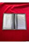 Embossed Plexi Gray Leather Turkish Flag License Holder, License Case, License Wallet, License Container - 2