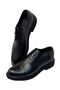 Kafkaslar Genuine Leather Light Sole Oval Toe Classic Strip Men's Suit Shoes - 2