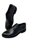 Kafkaslar Genuine Leather Light Sole Oval Toe Classic Strip Men's Suit Shoes - 3