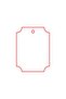 25 Pieces - Kraft Perforated Card - Product Card - Unprinted Card - Kraft Card - 3
