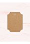 25 Pieces - Kraft Perforated Card - Product Card - Unprinted Card - Kraft Card - 2