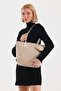 Veronika Beige Soft Leather Women's Shoulder Bag - 2