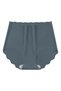 Set of 2 Seamless Non-Marking Ice Silk Transparent High Waist Flexible Breathable Elastic Panties Anthracite - 2