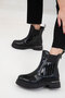 Black Patent Leather Women's Boots & Bootie 20082