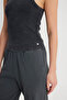 Slim Fit Slim Fit Crew Neck Black Women's Sling T-Shirt - 5