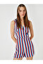 Shorts Overalls Shoulders Piping - 2