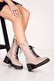 Genuine Leather Thick Heeled Rubber Sole Stylish Boots Bel.1554 - 2