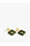 Geometric Vintage Earrings - 2