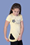 Girl's Star Printed Stone Embroidered T-Shirt - 2
