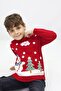 Boy's Christmas Themed Crew Neck Knitwear Sweater - 4