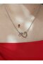 Heart C Letter Steel Necklace - 2