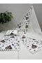 Harry Potter Themed Poplin Fabric and Pompom Bottom Cover, Pillow and Blanket 3-Piece Set - 3
