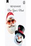 New Year's Mask Set of 2 Santa Claus - Snowman