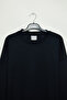 Marigona Women's Knitted Round Neck Comfort Fit Black Sweatshirt - 2