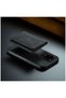 Samsung Galaxy S20 Ultra Compatible Case Zebana 2in1 Elite Class Leather Case with Wallet Black - 3