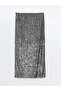Vizyon New Season Extra Slim Fit Sequined Women's Skirt - 7