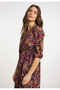 Midikleid cu Blumenprint - 4