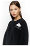 Sweatshirt mit Applikation - 5