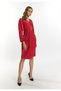 Abendkleid mit Glanzgarn