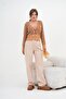 Women's Double Breasted Short Cardigan Biscuit 20779 - 6