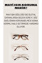 Luke Black Clear Square Rectangle Bone Women Men Unisex Blue Screen Goggle Eyewear - 8