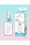 Newborn Feeding Apparatus Bottle with Spoon 150 ml Blue